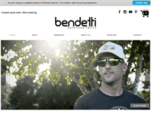 Tablet Screenshot of bendettioptics.com